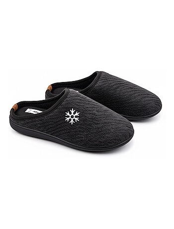 Mules homme hiver fourrées NU10927