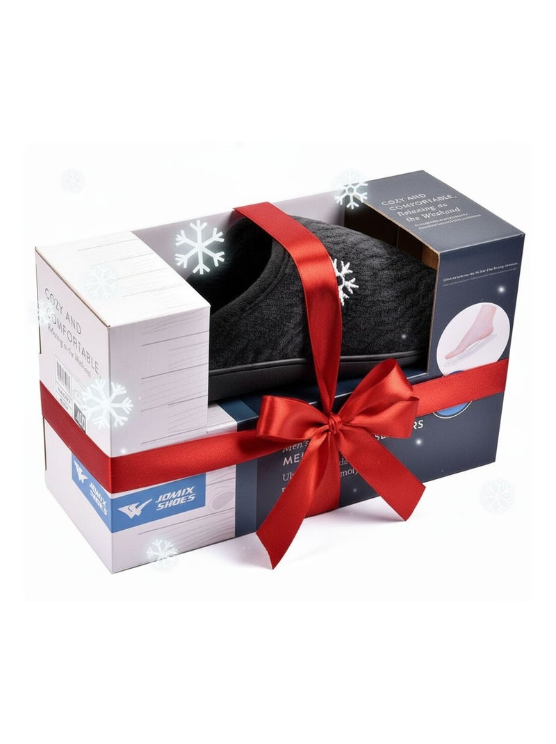 Mules homme hiver fourrées NU10927 Noir - Kiabi