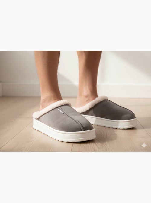 Mules homme velours côtelé MU10121 - Kiabi Mules homme velours côtelé MU10121 - Kiabi