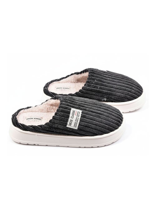 Mules homme velours côtelé MU10122 - Kiabi