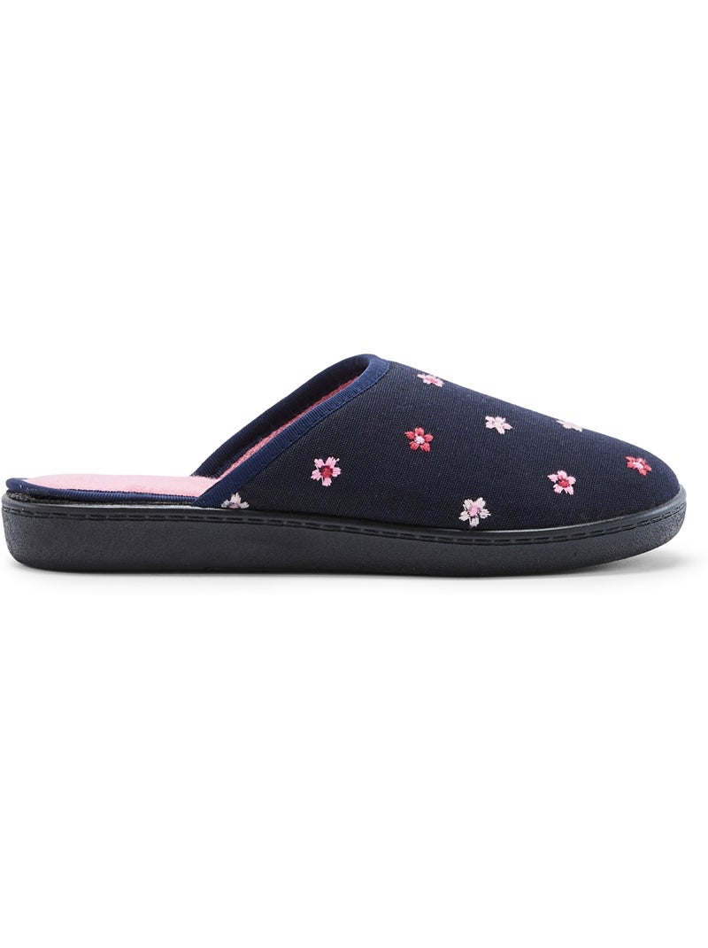 Mules intérieur éponge femme - PEDICONFORT Bleu marine - Kiabi