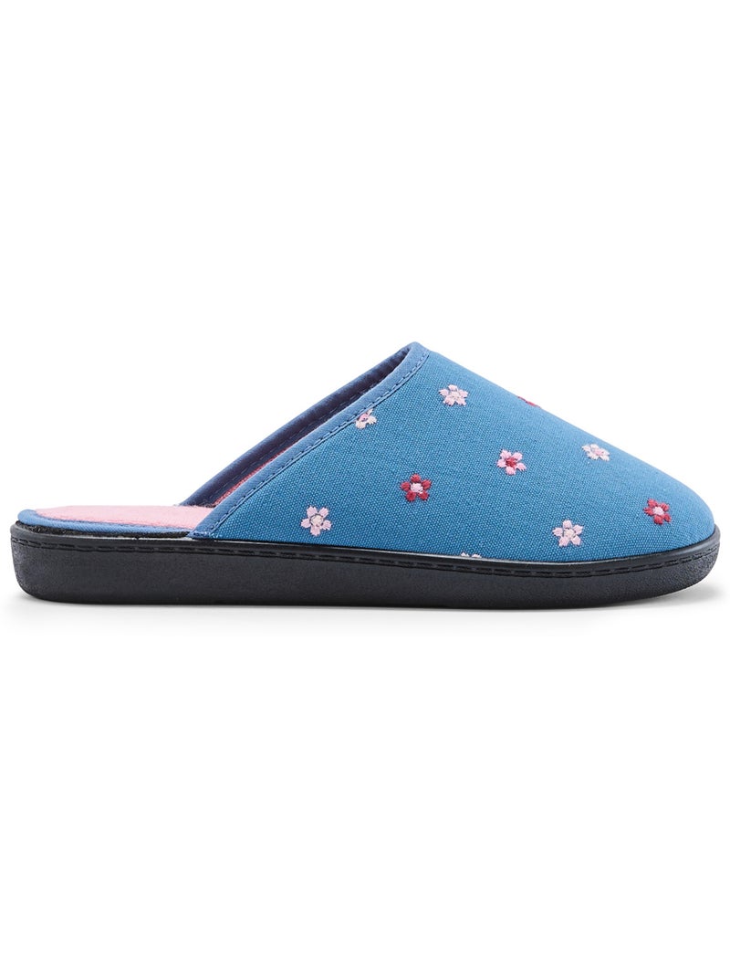 Mules intérieur éponge femme - PEDICONFORT Bleu - Kiabi