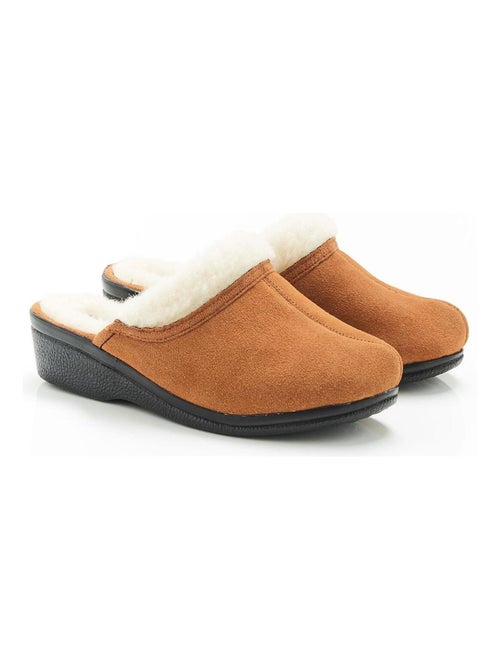 Mules intérieur pure laine - Damart - Kiabi