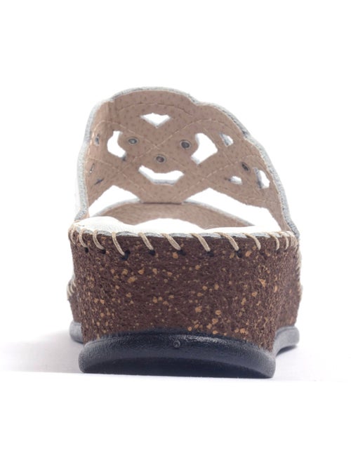 Mules largeur confort cuir - Afibel - Kiabi