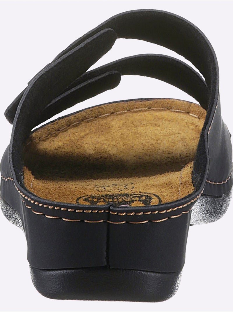 Mules Largeur Pied Fort - Taille Standard - Witt Noir - Kiabi
