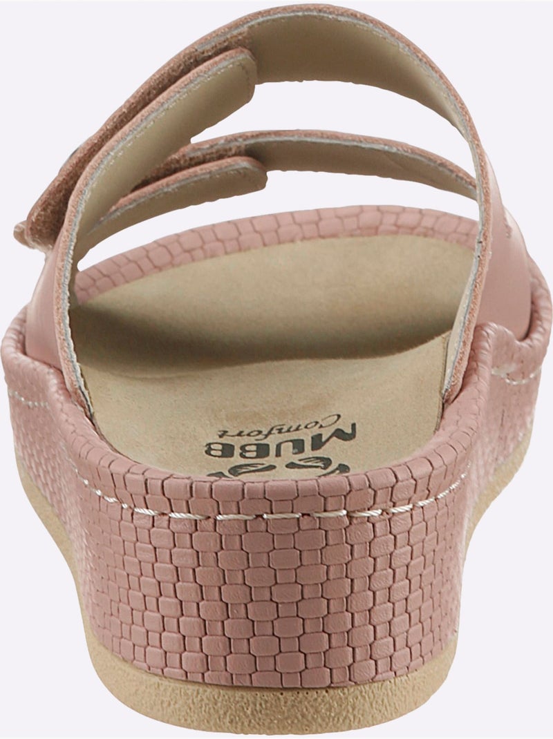 Mules Largeur Pied Fort - Taille Standard - Witt Poudre - Kiabi