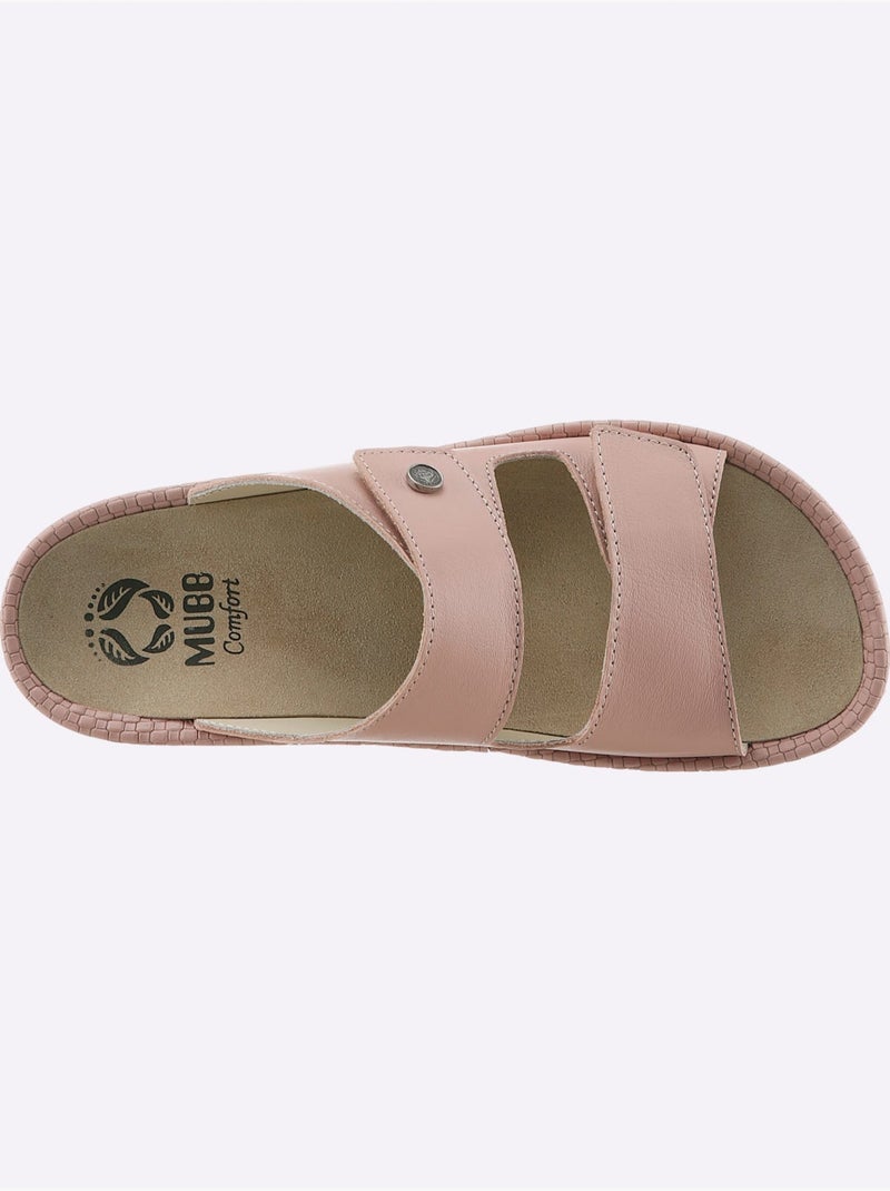 Mules Largeur Pied Fort - Taille Standard - Witt Poudre - Kiabi