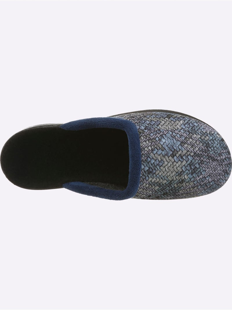 Mules largeur pied normal - taille standard - witt Bleu marine - Kiabi