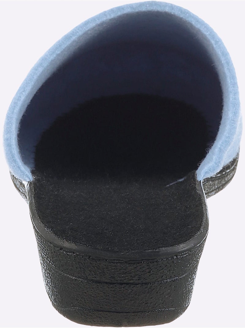 Mules largeur pied normal - taille standard - witt Bleu - Kiabi