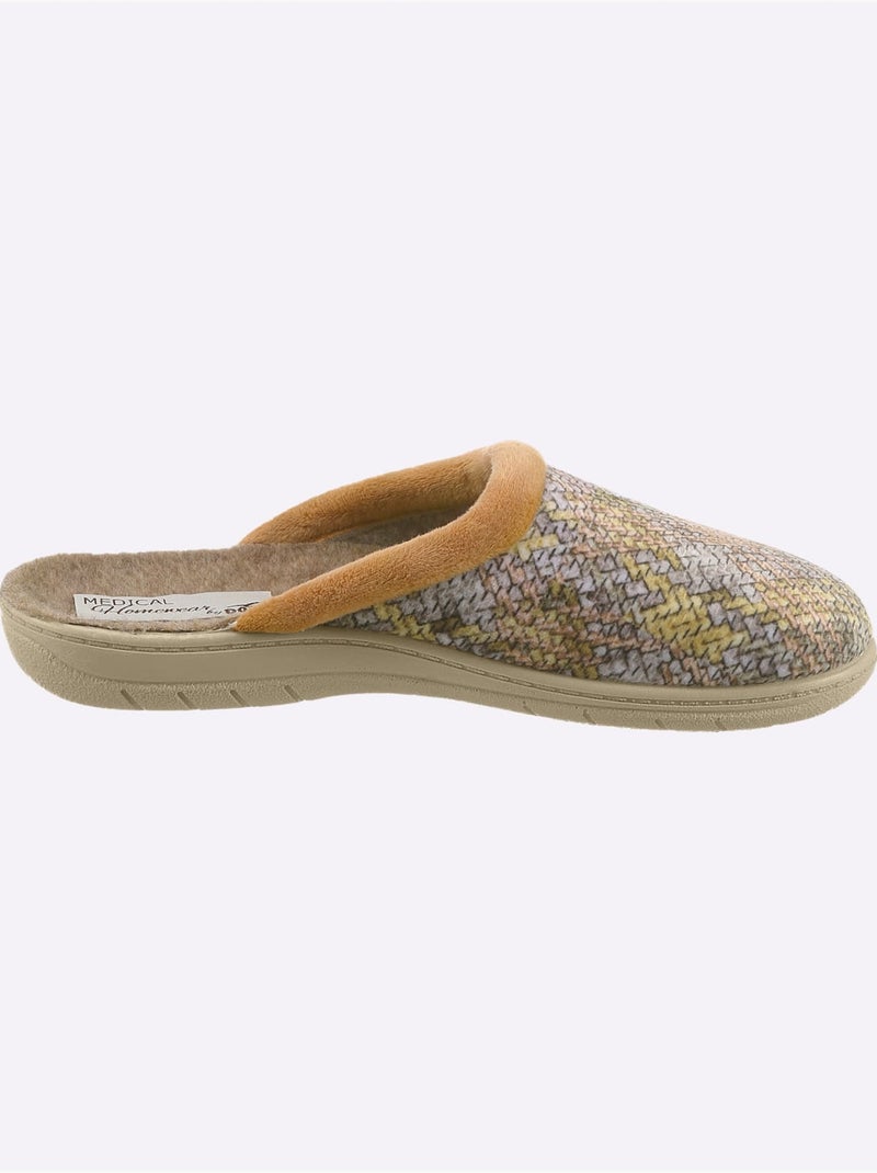 Mules largeur pied normal - taille standard - witt Jaune - Kiabi