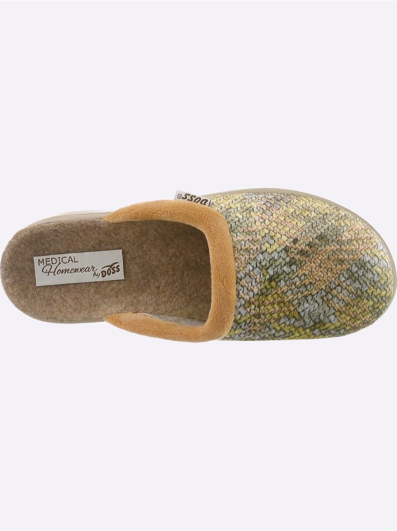 Mules largeur pied normal - taille standard - witt Jaune - Kiabi