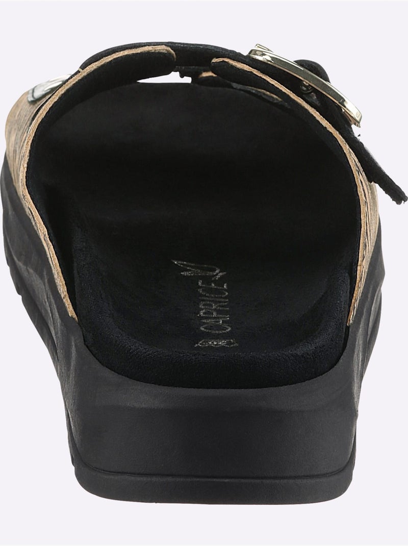 Mules Largeur Pied Normal - Taille Standard - Witt Noir - Kiabi