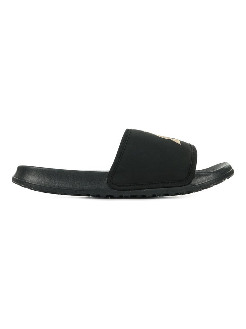 Mules Le Coq Sportif Slide Binding Metallic Noir - Kiabi