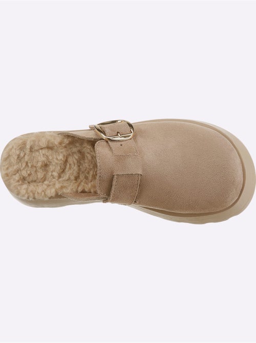 Mules matière synthétique - taille standard - helline - Kiabi Mules matière synthétique - taille standard - helline - Kiabi