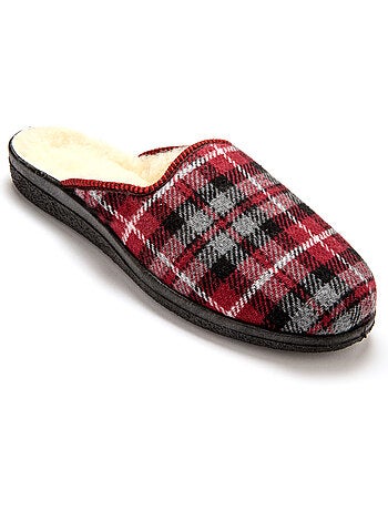 Mules mixtes fourrées laine majoritaire - PEDICONFORT