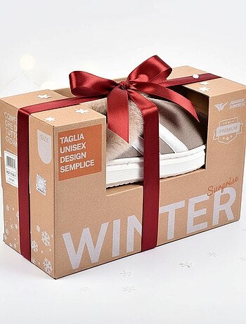 Mules mixtes hiver fourrées ND10929