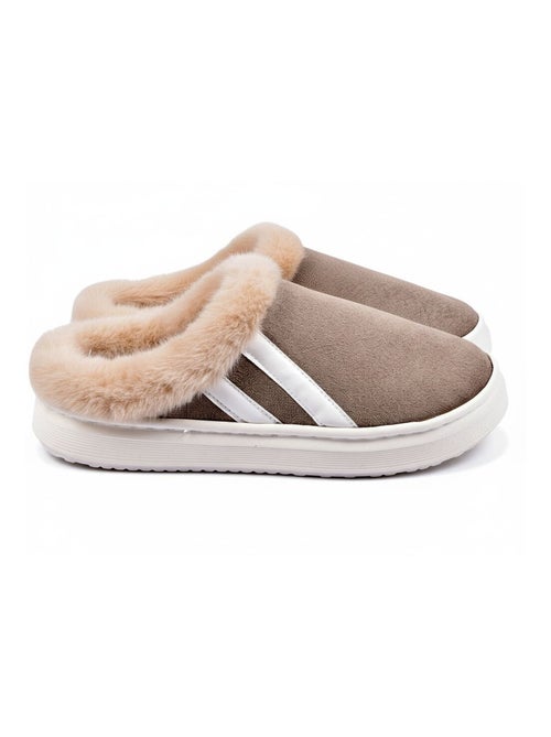 Mules mixtes hiver fourrées  ND10929 - Kiabi