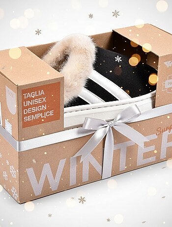 Mules mixtes hiver fourrées ND10929