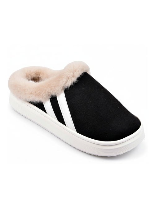 Mules mixtes hiver fourrées  ND10929 - Kiabi