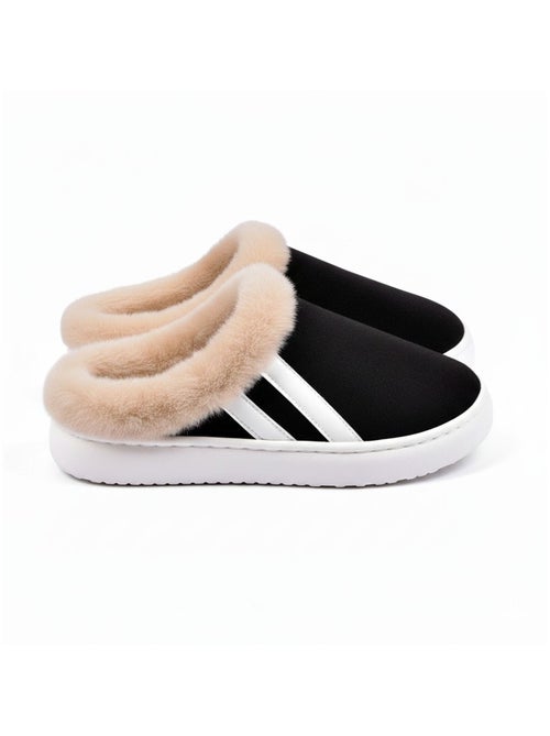 Mules mixtes hiver fourrées  ND10929 - Kiabi