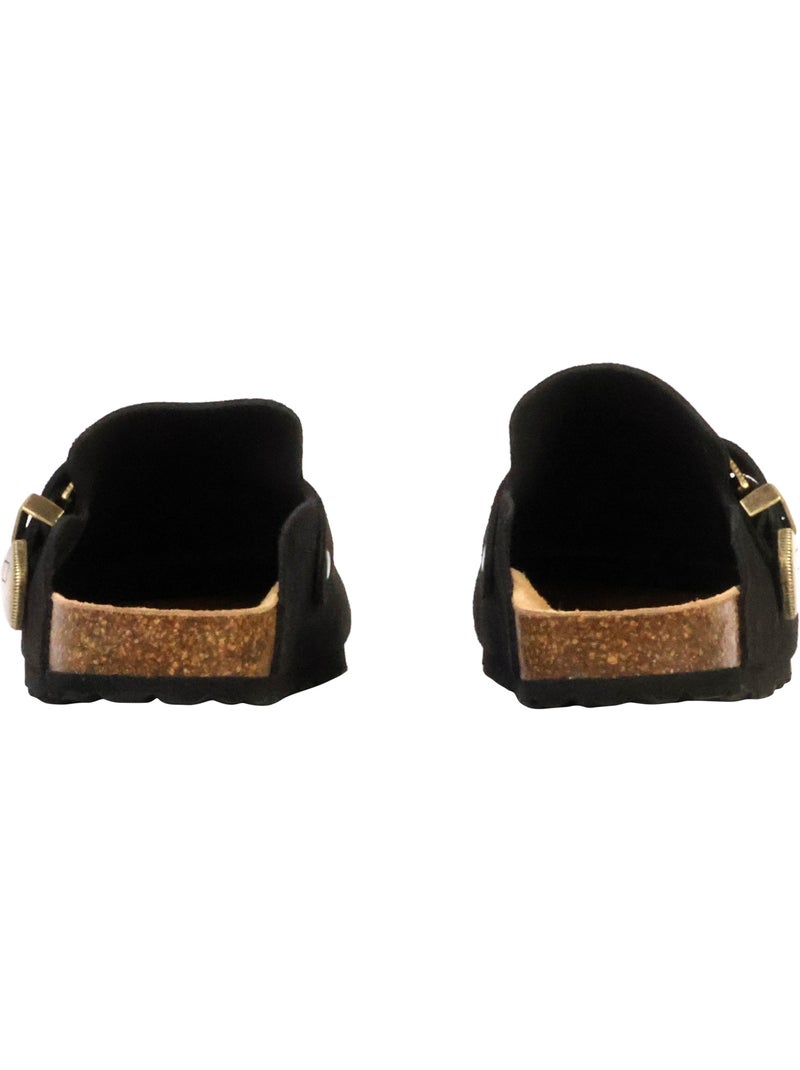 Mules Mocassin Cuir The Divine Factory Noga Boreal Cow Boy Noir - Kiabi