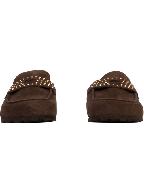 Mules Mocassin Cuir The Divine Factory Noga Gassirette Clous - Kiabi Mules Mocassin Cuir The Divine Factory Noga Gassirette Clous - Kiabi