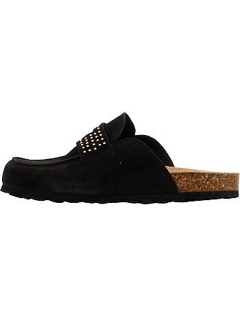 Mules Mocassin Cuir The Divine Factory Noga Gassirette Clous