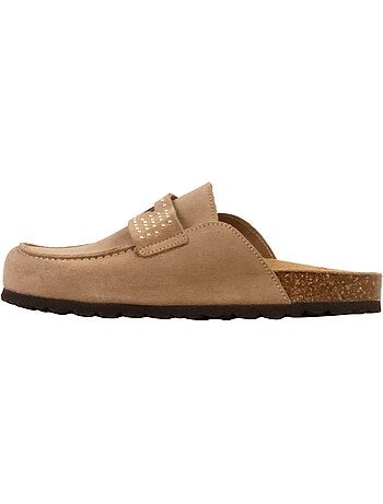 Mules Mocassin Cuir The Divine Factory Noga Gassirette Clous