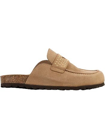 Mules Mocassin Cuir The Divine Factory Noga Gassirette Clous