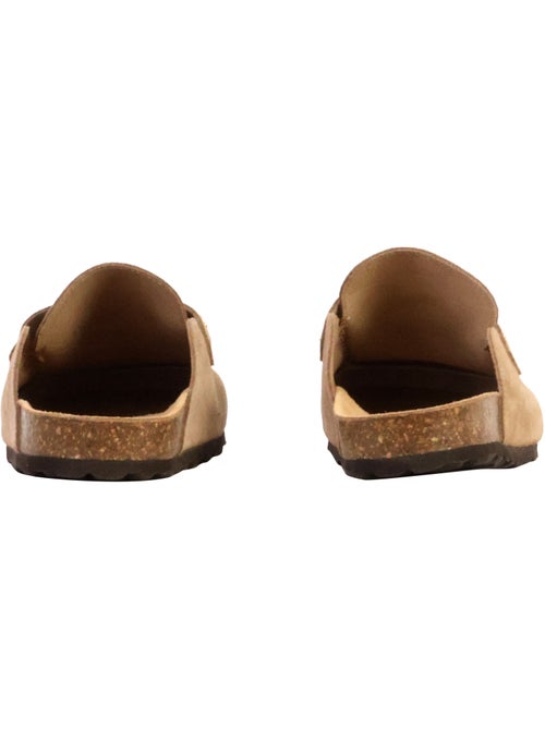 Mules Mocassin Cuir The Divine Factory Noga Gassirette Clous - Kiabi