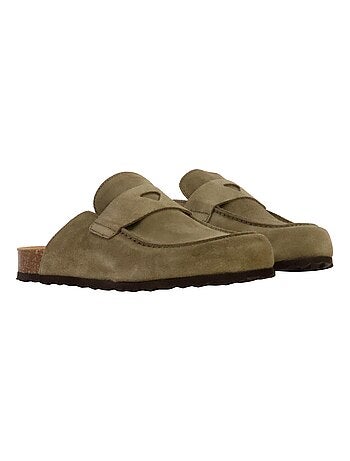 Mules Mocassin Cuir The Divine Factory Noga Gassirette