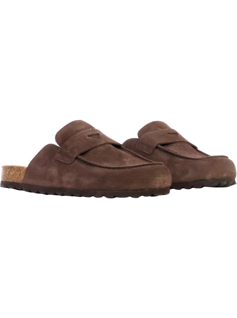 Mules Mocassin Cuir The Divine Factory Noga Gassirette Marron - Kiabi
