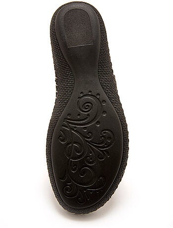 Mules ouverture totale cuir - PEDICONFORT