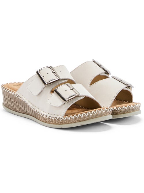 Mules ouverture totale par scratchs - PEDICONFORT - Kiabi