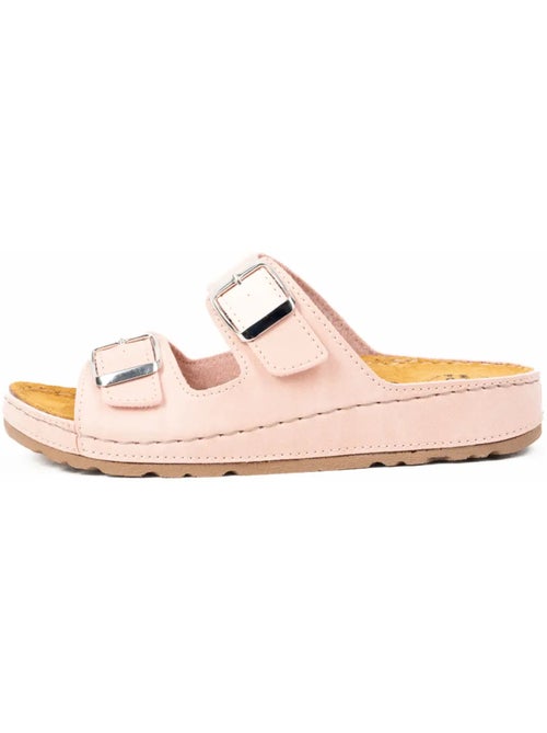 Mules pieds larges H - Modèle Hibiscus - Kiabi