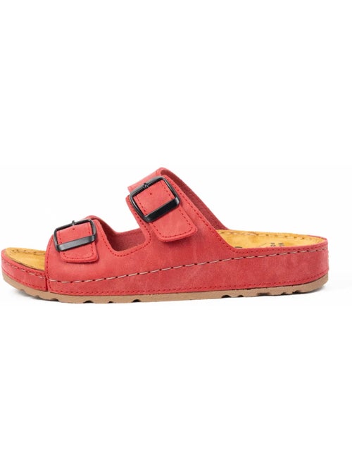 Mules pieds larges H - Modèle Hibiscus - Kiabi