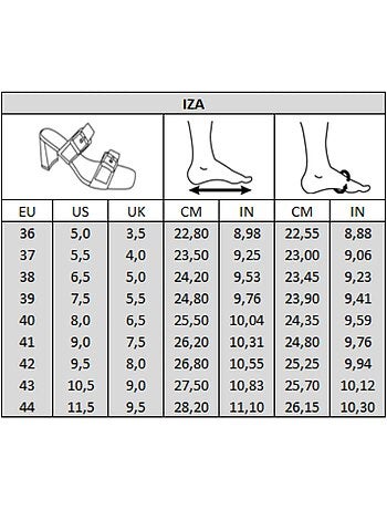 Mules pieds larges H - Modèle Iza