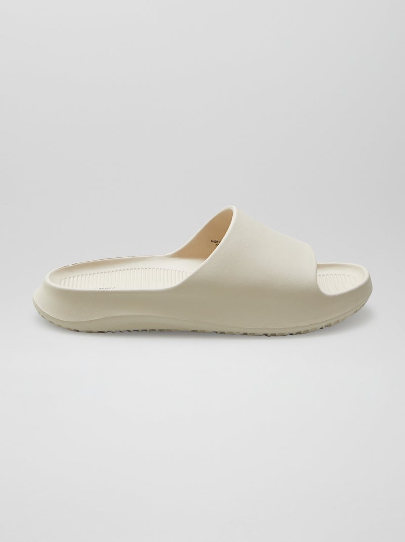 Mules piscine monobloc Beige - Kiabi
