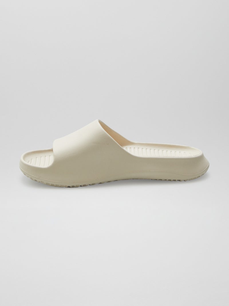 Mules piscine monobloc Beige - Kiabi