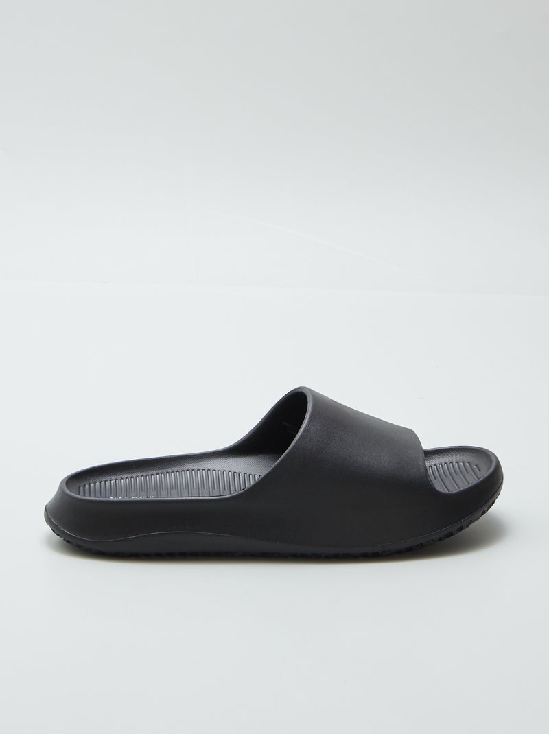 Mules piscine monobloc Noir - Kiabi