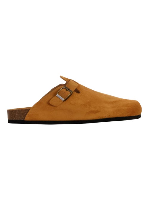 Mules Plate Cuir Natural World - Kiabi