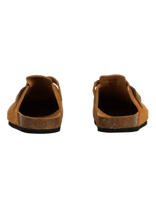 Mules Plate Cuir Natural World - Kiabi