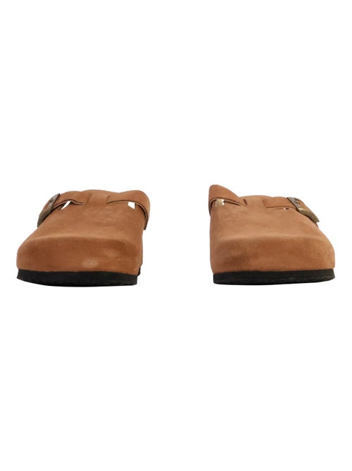 Mules Plate Cuir Natural World - Kiabi