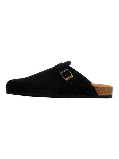 Mules Plate Cuir Natural World - Kiabi