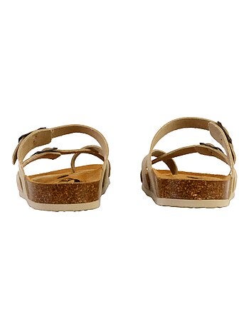 Mules Plate Cuir Plakton Bombay