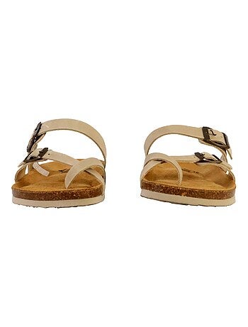 Mules Plate Cuir Plakton Bombay