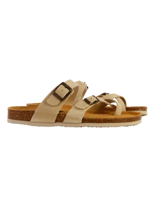 Mules Plate Cuir Plakton Bombay - Kiabi