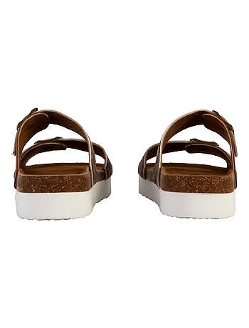 Mules Plate Cuir Solinea