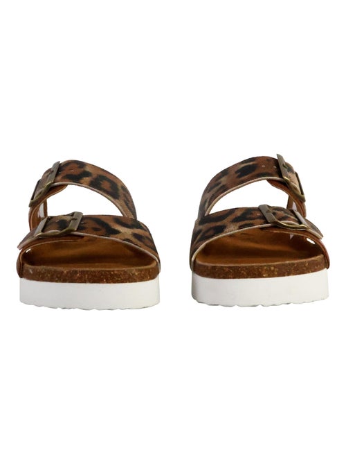 Mules Plate Cuir Solinea - Kiabi