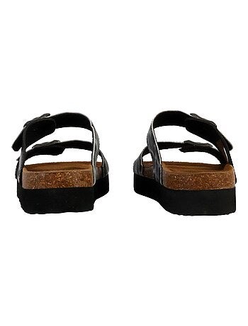 Mules Plate Cuir Solinea